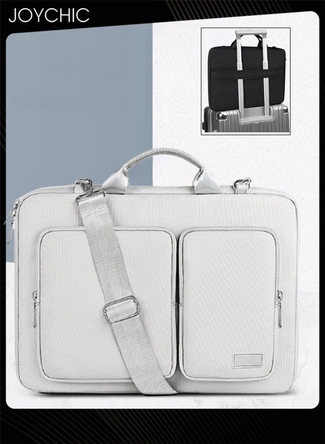 Joychic 360° Protective Laptop Netbook Messenger Shoulder Bag Large Capacity  Tablet Case Handbag  with  Front Pocket Fit 14.1/15.4 inch for Men Women Work School Travel  - Image 1