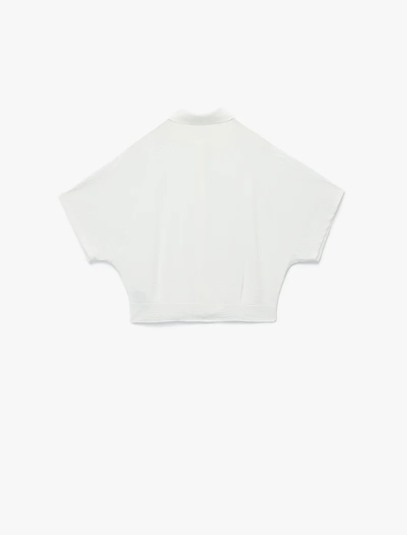 كوتون Crop Shirt