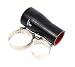 TenkeAuto 6 Length High Performance 4Ply Reinforced 2 to 275 ID Straight Reducer Silicone Hose Coupler With SS T Bolt Clamp 2275 BLACK - Image 2