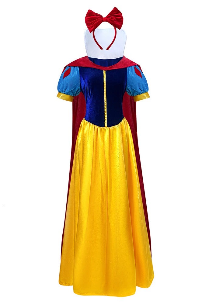 Classic Snow White Princess Costume, Birthday Halloween Cosplay Party, Princess Dress Costume for Women  - Image 2