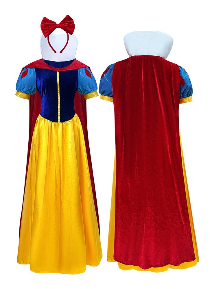 Classic Snow White Princess Costume, Birthday Halloween Cosplay Party, Princess Dress Costume for Women  - Image 3
