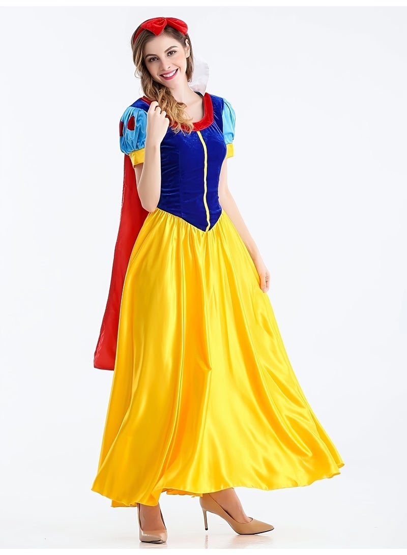 Classic Snow White Princess Costume, Birthday Halloween Cosplay Party, Princess Dress Costume for Women - Image 3
