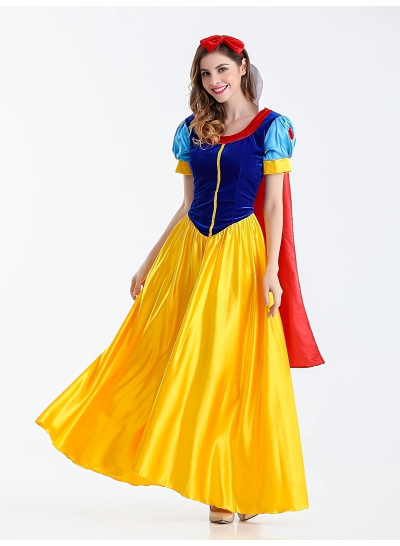 Classic Snow White Princess Costume, Birthday Halloween Cosplay Party, Princess Dress Costume for Women - Image 2