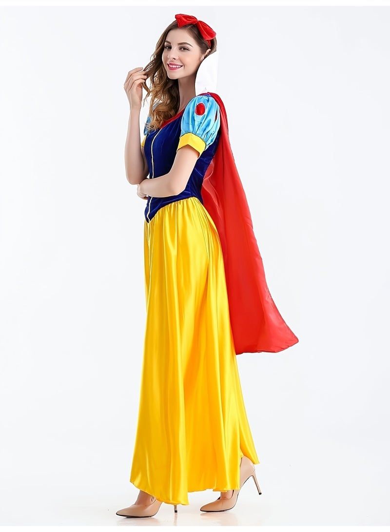 Classic Snow White Princess Costume, Birthday Halloween Cosplay Party, Princess Dress Costume for Women - Image 5