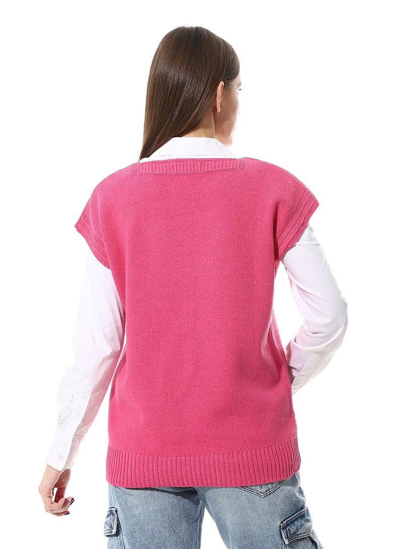 Caesar Women's sleeveless wool vest - Image 3