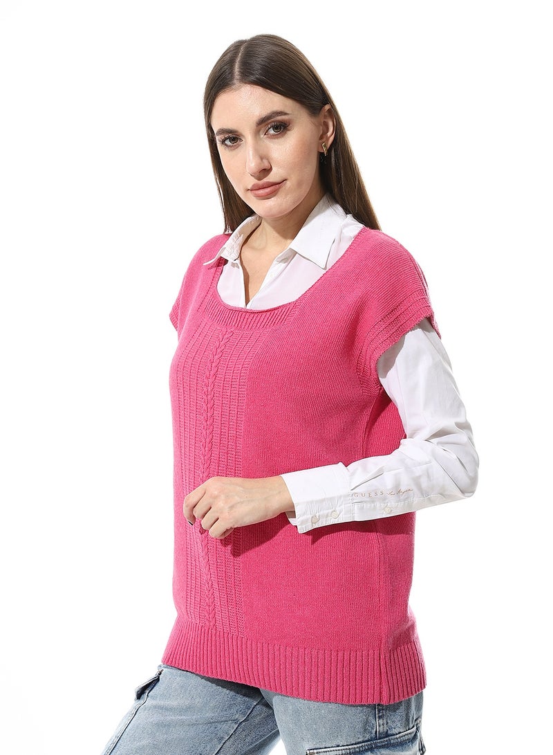 Caesar Women's sleeveless wool vest - Image 2