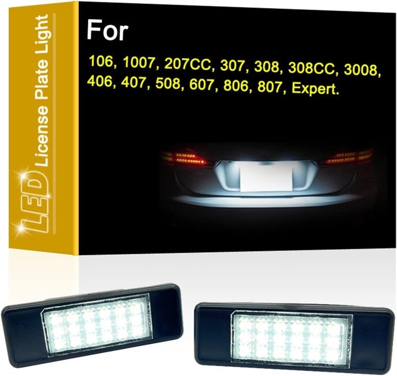DEMULAX LED License Plate Light for Peugeot Models - Image 3
