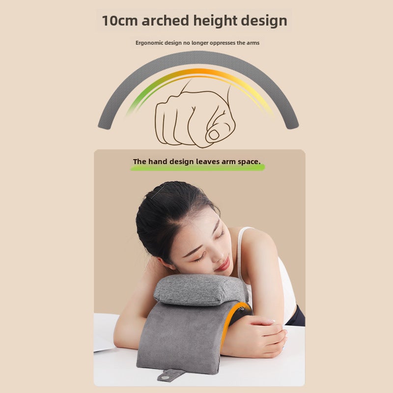 Foldable Pink Memory Cotton Pillow - Child-Friendly Durable Portable Pillow for Home School Office Nap & Relaxation - Image 5