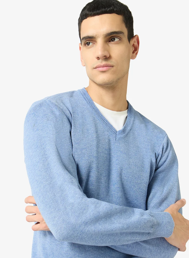 Robert Wood  Casual V Neck Pullover Sweater for Men | Best Price UAE