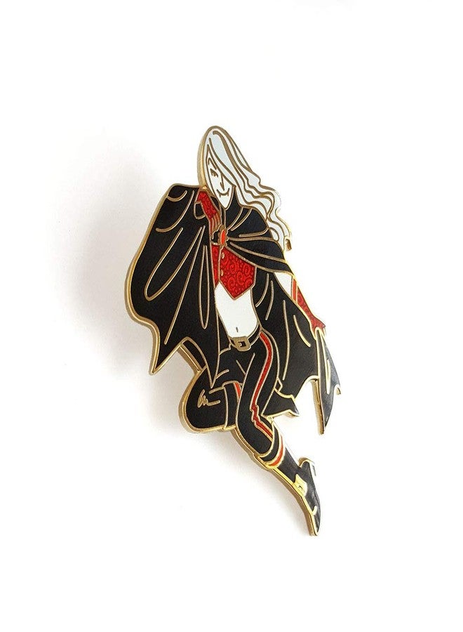 بنسانتي دبوس طية صدر السترة من المينا بتصميم مصاص دماء من Pinsanity - Image 2