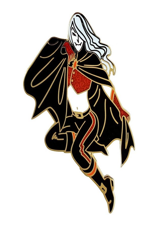 بنسانتي دبوس طية صدر السترة من المينا بتصميم مصاص دماء من Pinsanity - Image 1