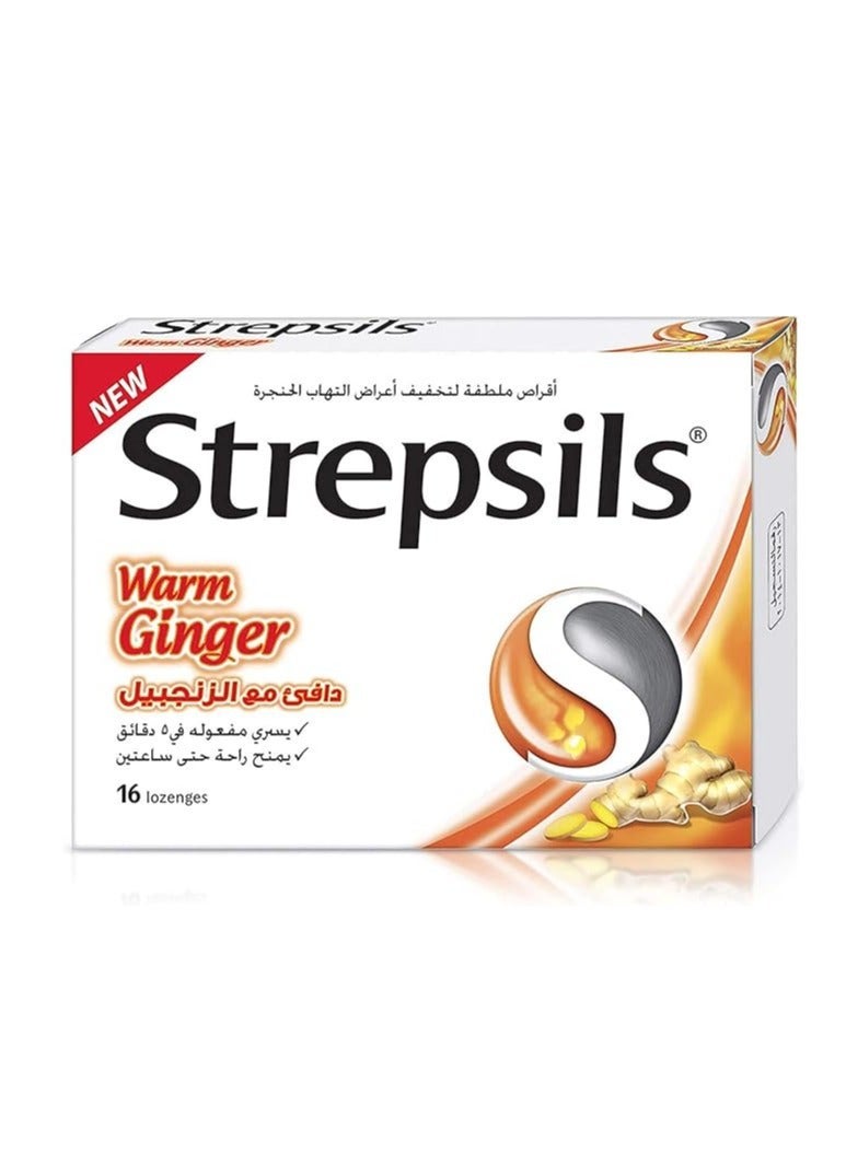 Warm Ginger 16 Lozenges