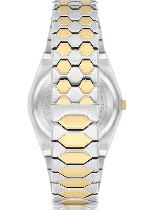 FERRO Yellow and Silver Steel Strap Men's Wristwatch FM40133A-D6 FM40133A-D6  - Image 3