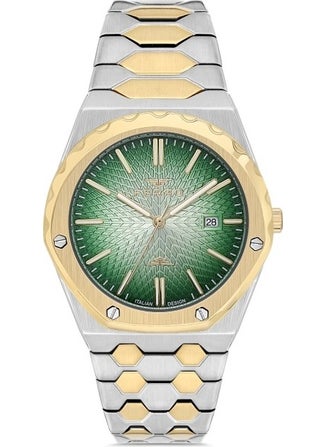 FERRO Yellow and Silver Steel Strap Men's Wristwatch FM40133A-D6 FM40133A-D6  - Image 1