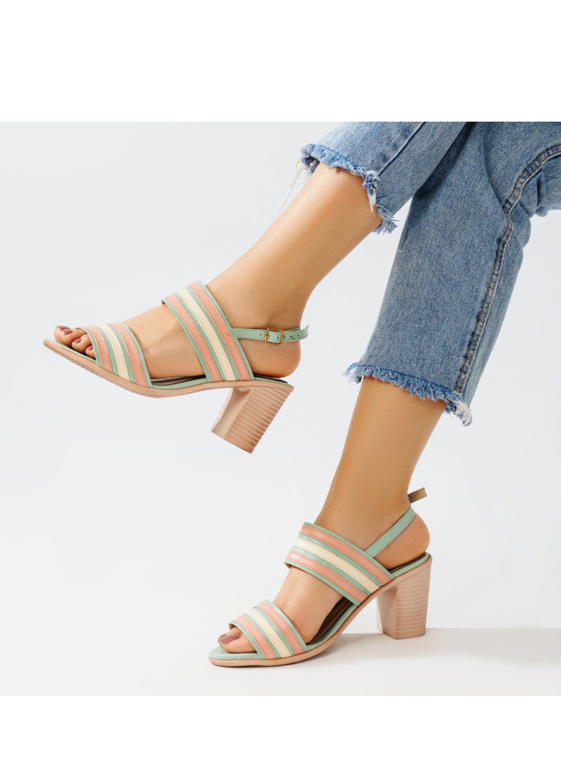 LIFESTYLISH - SN-520 Sandal With Buckle Closure And Comfortable Heel - Bestag - Image 1