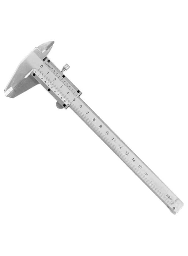 Vernier Caliper 0–150mm – High Accuracy Carbon Steel Measuring Tool – 0.02mm Precision – Vernier Ruler for Depth, Diameter & Length  - Image 2