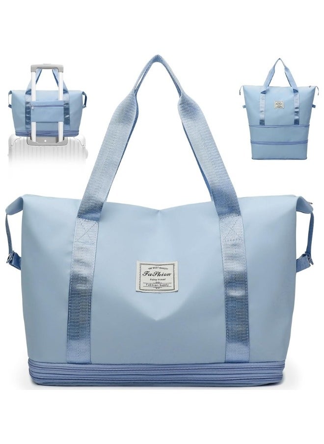HONGFU Foldable Travel Bag Hand Carry Luggage Bag Large Waterproof Duffle Bag  - Image 2