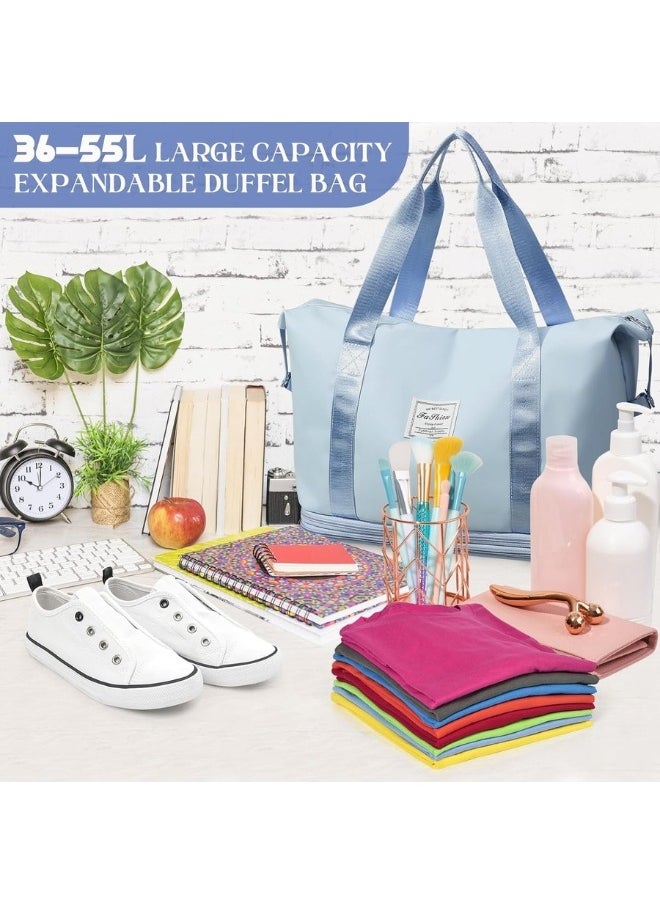 HONGFU Foldable Travel Bag Hand Carry Luggage Bag Large Waterproof Duffle Bag  - Image 4