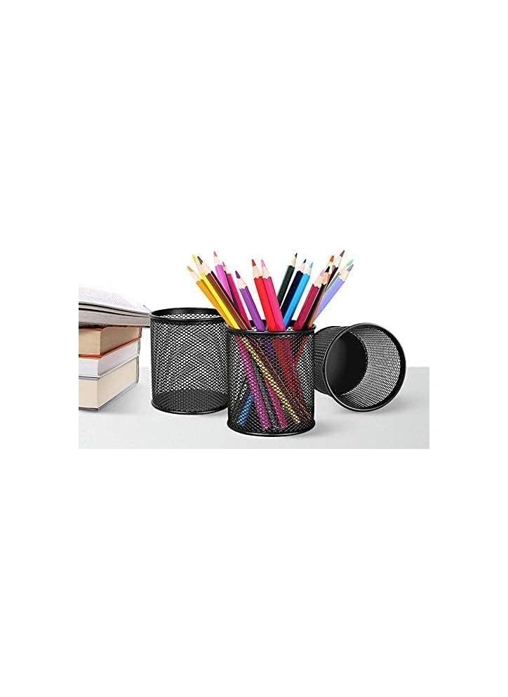 QSHOP® Pen Holder, Round Metal Mesh Desk Organizer for Office Home Study Table - pzsku/Z4D87C0B5ECDE02BB1FE2Z/45/_/1733157069/4726478a-2b45-4c72-9a74-7358ccaf4692