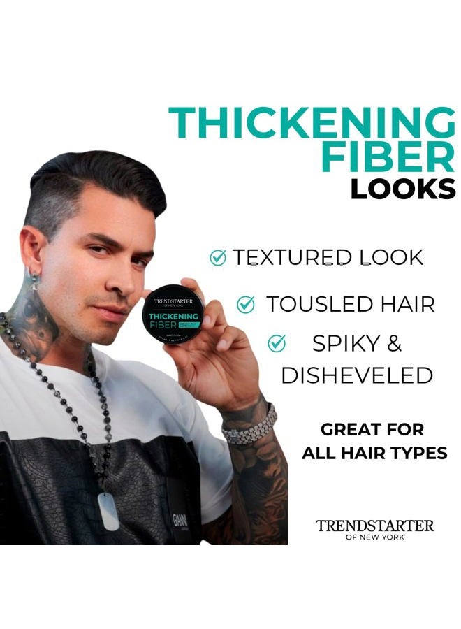TRENDstarter ألياف تكثيف الشعر (4 أونصات) - تثبيت متوسط - لمسة غير لامعة - طين تصفيف الشعر الفاخر - قائم على الماء - منتج تصفيف يدوم طوال اليوم - Image 4