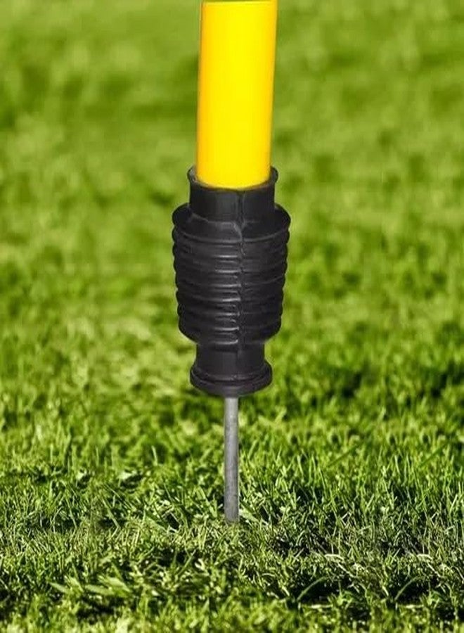 GLS Cricket Spring Stump, Target with Heaviness (Multi-Colour, Full Size) |Target Stump with Steel Spring/Ground fix Target Stump in Plastic PVC Pipe - Image 4