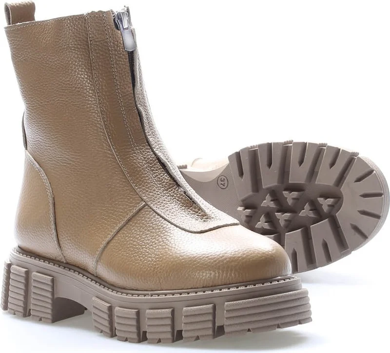 Fast Step Genuine Leather Fur Women's Classic Boots 710KZA6006