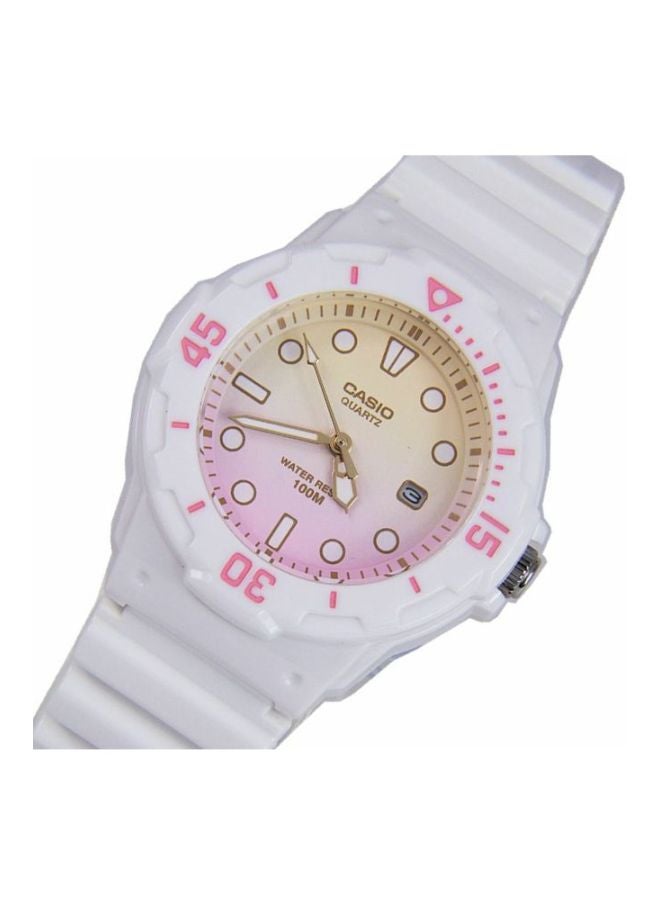 CASIO Women Youth Analog Watch LRW-200H-4E2DF - 34 mm - White - Image 4