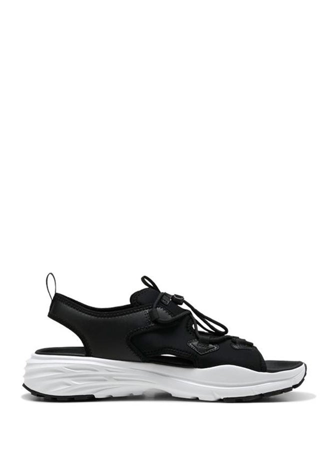国内配送 PUMA HYPNOTIC SANDAL BLACK Hypnotic Sandals Unisex | PUMA Black-PUMA White | PUMA Shop