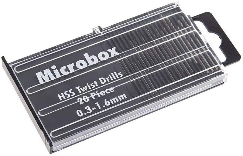 Diy Crafts 11693 13471 Mini Tiny Hss Twist Drill Bit Set Tool Craft Case Handbench Wise Multicolor 20 Piece - Image 5