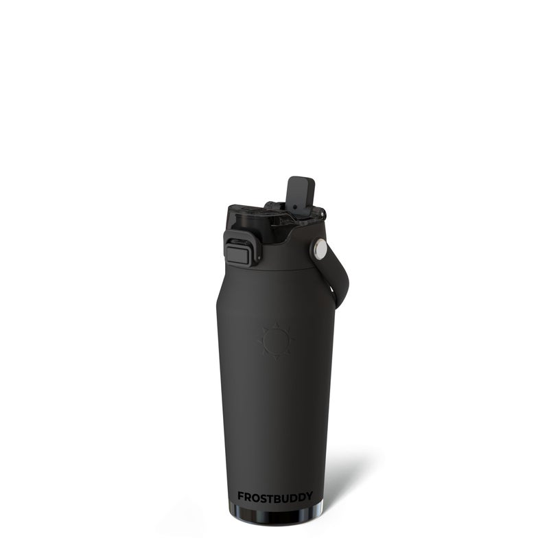 Frost Buddy 16oz Insulated Water Bottle with Straw & Chug Lid | Leak-Proof Stainless Steel | 24-Hours Cold | Sweat-Proof, Cup Holder Friendly | Ideal for Gym, Travel, Sports & Everyday Hydration - Image 1