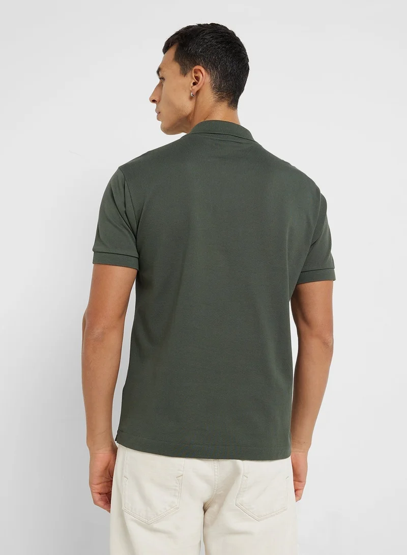 LACOSTE Short Sleeve Polo Shirt