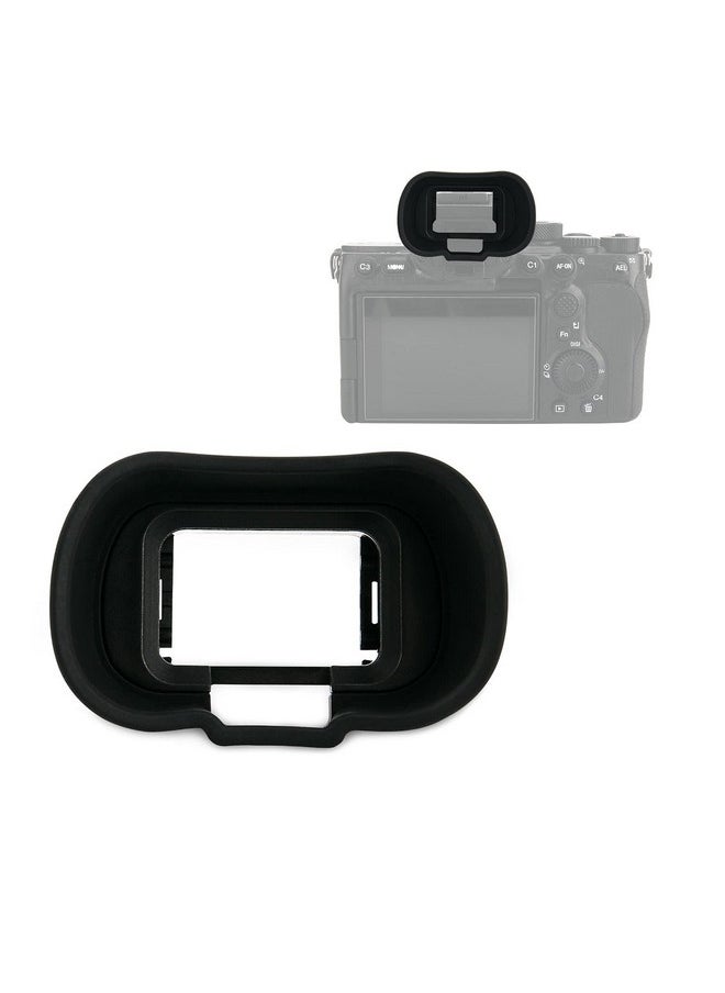 Kiorafoto - Soft Silicon Camera Viewfinder Eyecup Eye Cup Eyepiece Replacement for Sony Alpha A7R V A7RV A7R5 A7 IV A7M4 A7IV A9III A1 A7S III A7SIII A7S3 ILCE-7SM3 EVF Eyeshade Protector Replaces Sony FDA-EP19 - Image 1