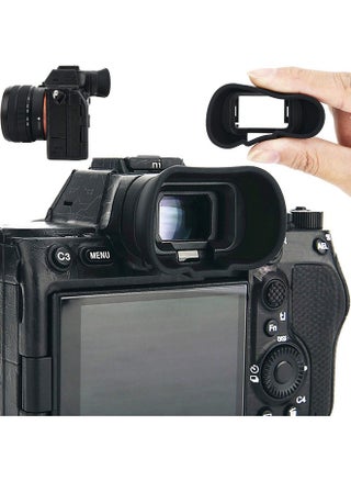 Soft Silicon Camera Viewfinder Eyecup Eye Cup Eyepiece Replacement for Sony Alpha A7R V A7RV A7R5 A7 IV A7M4 A7IV A9III A1 A7S III A7SIII A7S3 ILCE-7SM3 EVF Eyeshade Protector Replaces Sony FDA-EP19 - pzsku/Z4D885B569CD048AB7469Z/45/1744800732/e9c452ee-08a2-4135-9d40-545d22dc941d