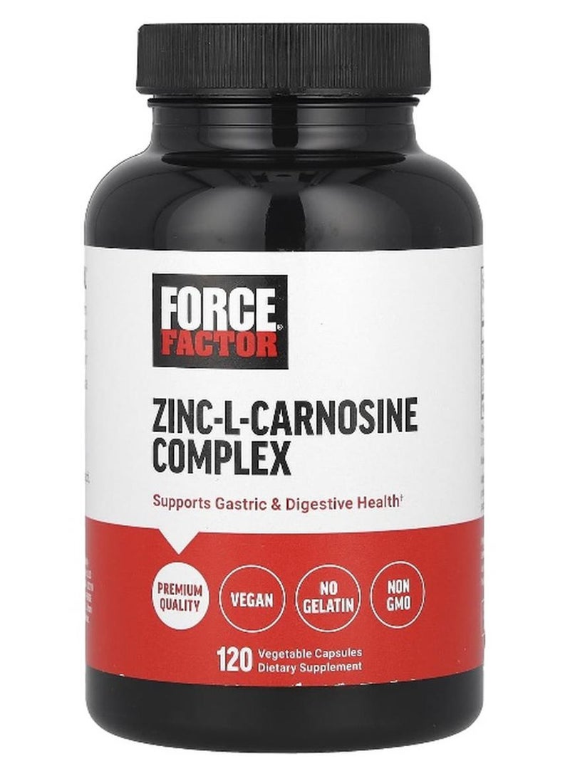 Force Factor, Zinc-L-Carnosine Complex, 120 Vegetable Capsules (Packaging may vary) - Image 1