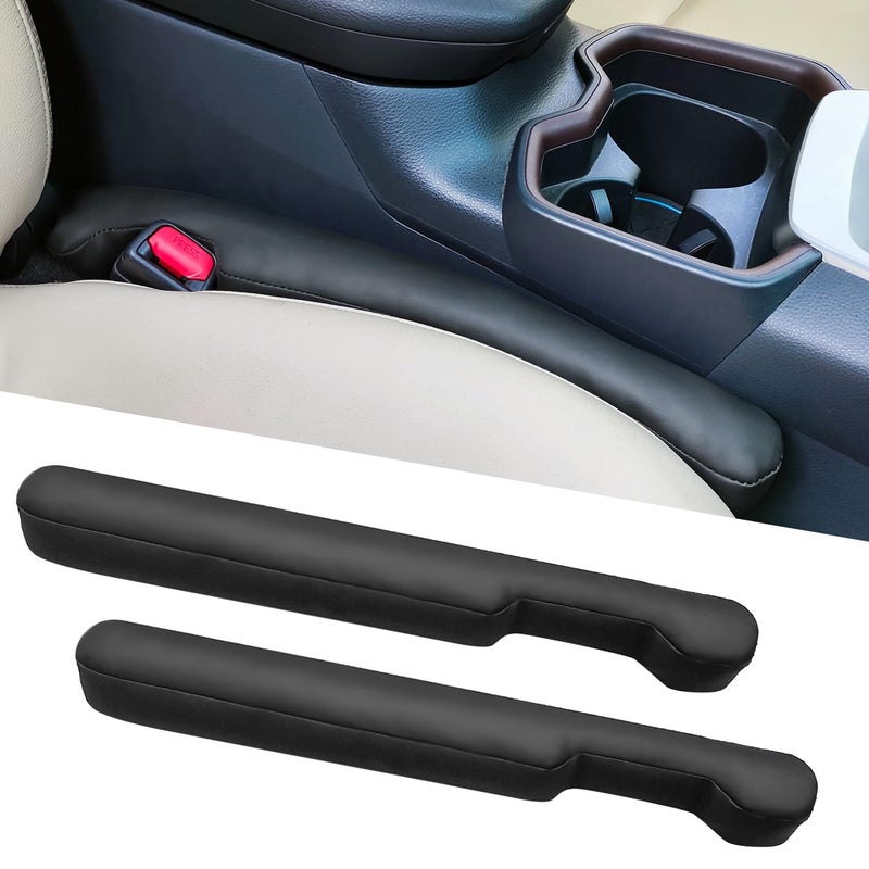 Nosxxus Leather Car Seat Gap Filler Spacer Universal Seat Gap Filler Plug for Car SUV Truck Fit Organizer Fill The Gap Between Seat and Console Stop Things from Dropping - Image 1
