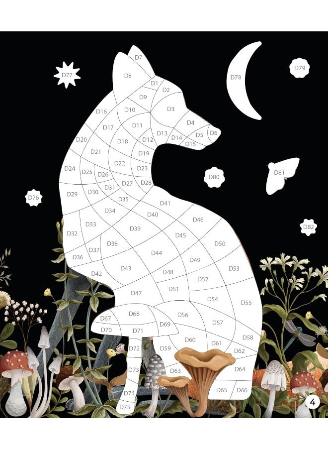 Brain Games - Sticker by Number: Enchanted Garden: Includes Foil Stickers!  - Image 3