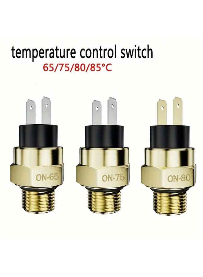 Radiator Coolant Thermostat Temperature Sensor Switch M14 75 Degree for ATV Quad Motorcycle Accessories - Image 1