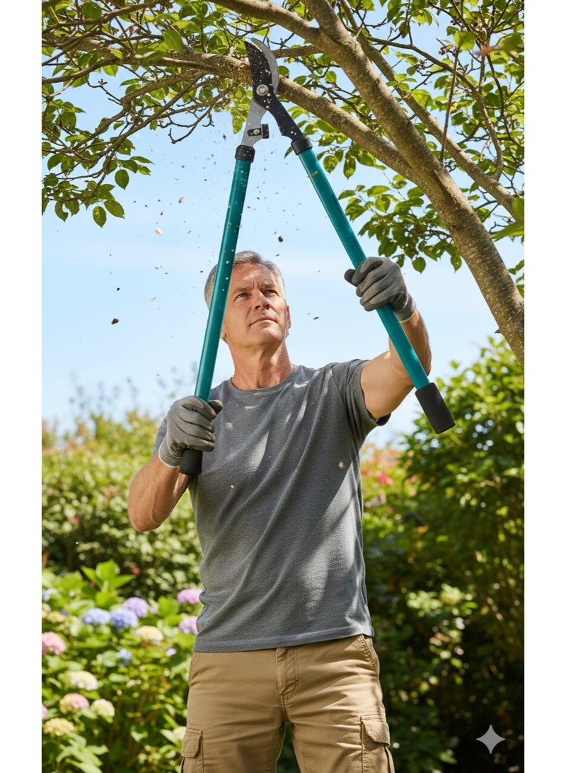 Professional Long Handle Taiwan Pruning Loppers for Trees and Shrubs | Bypass Lopper Pruning Shears for Tree Branches – Garden Tool - Image 1