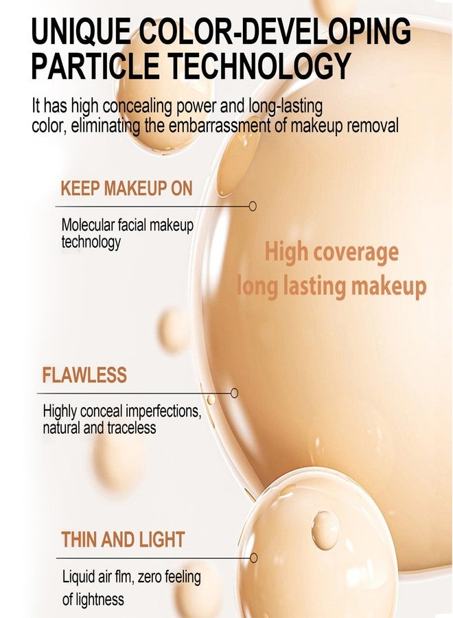 Rulinal Foundation 4 in 1 - Medium Spectrum with SPF 50+ Inspired, Hydrating Color Changing Foundation Makeup Liquid - Longwearing & Waterproof for Sport, Dancing (Natural Color) - Image 3