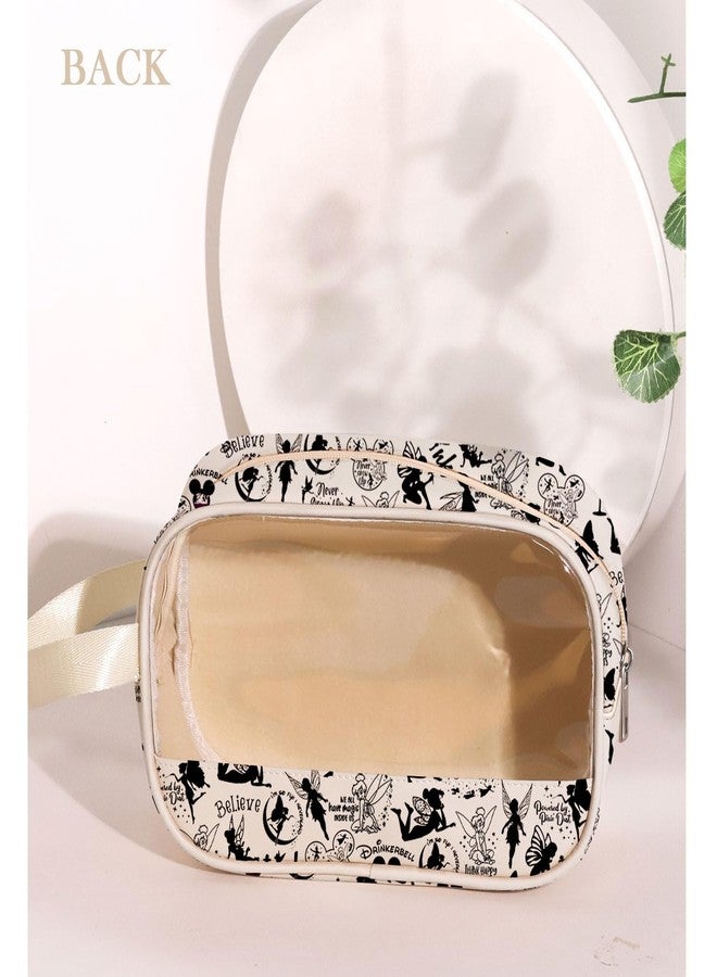 MAOFAED Movie Fairy Toiletry Bag for Girls Women, Fairies Decor, Travel Clear Cosmetics Bag, Travel Organizer(never grow up) - Image 5