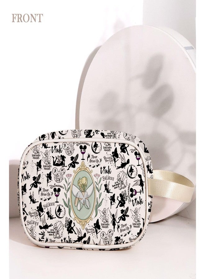MAOFAED Movie Fairy Toiletry Bag for Girls Women, Fairies Decor, Travel Clear Cosmetics Bag, Travel Organizer(never grow up) - Image 3