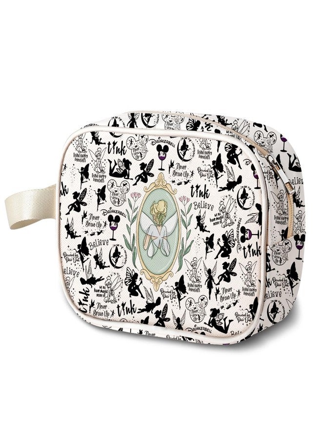 MAOFAED Movie Fairy Toiletry Bag for Girls Women, Fairies Decor, Travel Clear Cosmetics Bag, Travel Organizer(never grow up) - Image 1