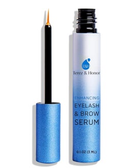TEREZ & HONOR Natural Eyelash Growth Serum and Brow Enhancer to Grow Thicker, Longer Lashes for Long, Luscious Lashes and Eyebrows[3ml] 3ml