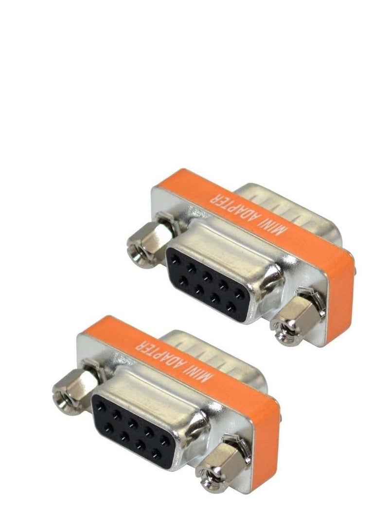 DKURVE DB9 Mini Null Modem  Adapter Gender Changer  (Female to Female) - Image 3