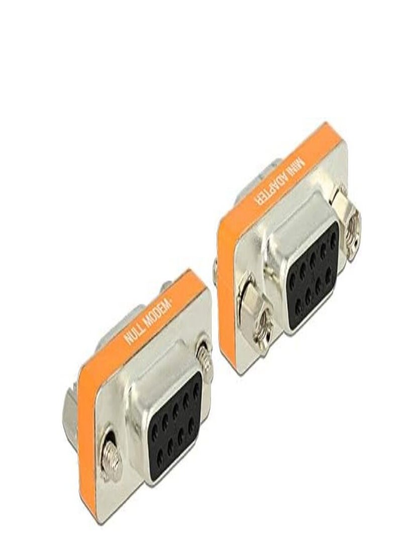 DKURVE DB9 Mini Null Modem  Adapter Gender Changer  (Female to Female) - Image 2