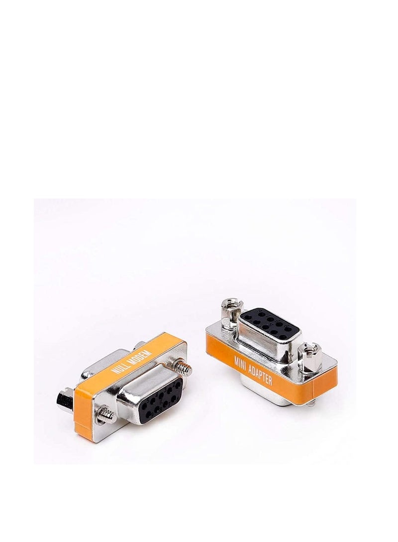 DKURVE DB9 Mini Null Modem  Adapter Gender Changer  (Female to Female) - Image 4