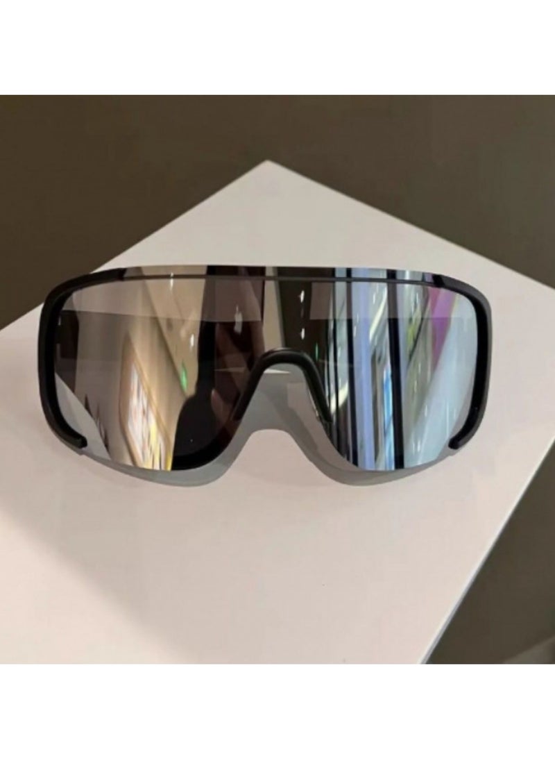 General Mountaineering sunglasses men's sunglasses women's fashionable face-showing small outdoor cycling glasses oversized integrated windproof ski glasses  - Image 1