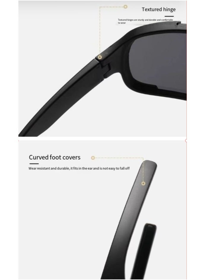 General Mountaineering sunglasses men's sunglasses women's fashionable face-showing small outdoor cycling glasses oversized integrated windproof ski glasses  - Image 4