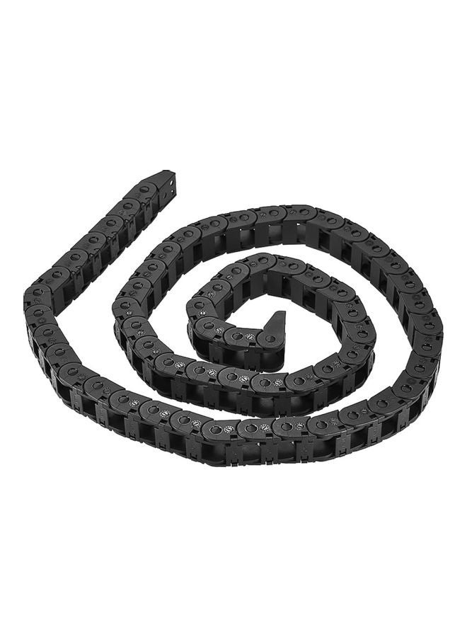 NIBEMINENT Bridge Opening Nylon Towing Cable Towline Drag Chain For 3D Printer Black  - Image 1