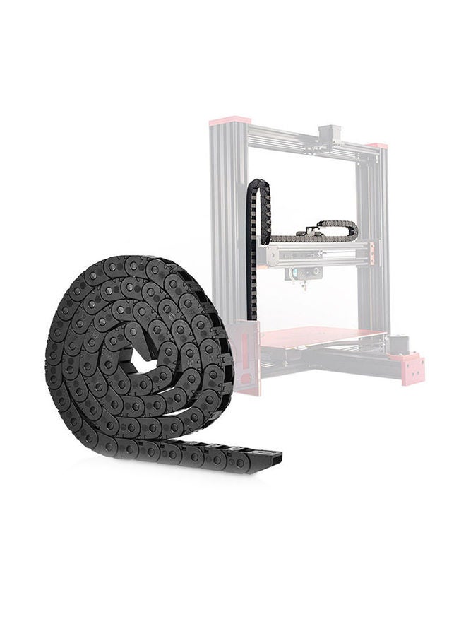 NIBEMINENT Bridge Opening Nylon Towing Cable Towline Drag Chain For 3D Printer Black  - Image 2
